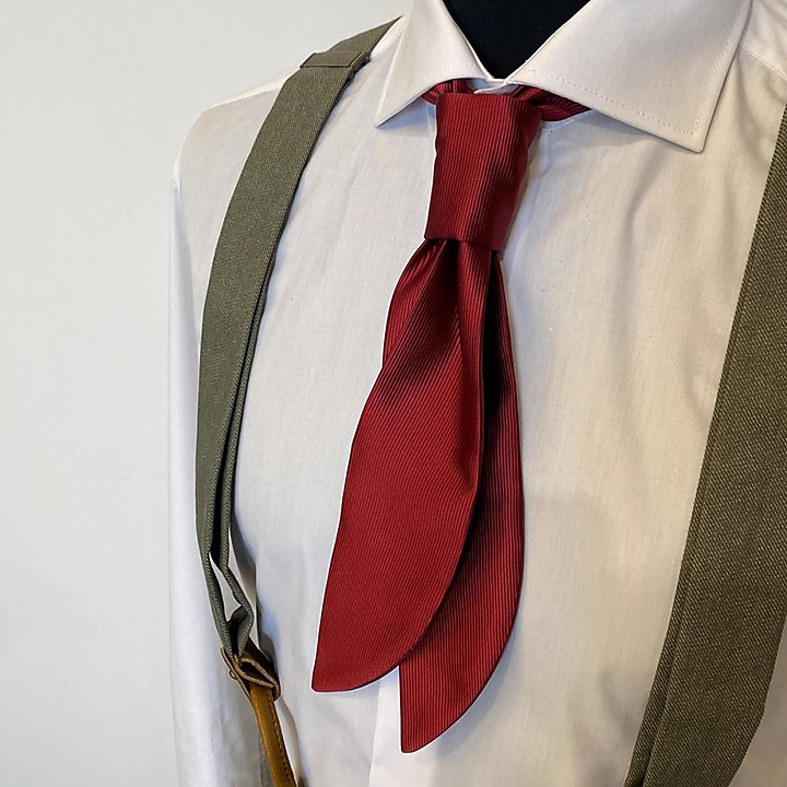service tie burgundy repp