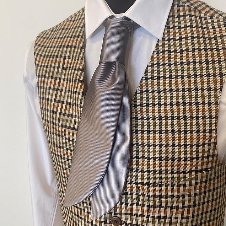 Service tie grey repp