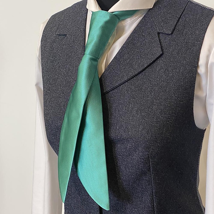 Service tie mint green repp