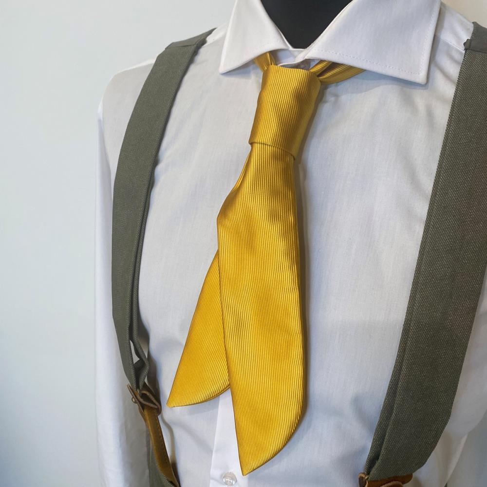 Service tie yellow repp - 2