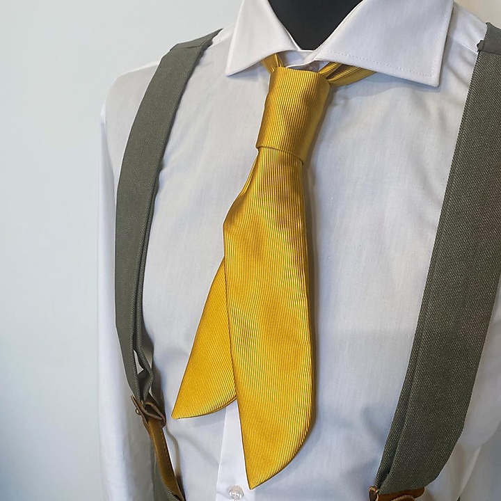Service tie yellow repp