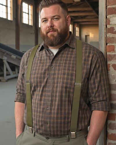 Sir Redman XL: Suspenders that really fit
