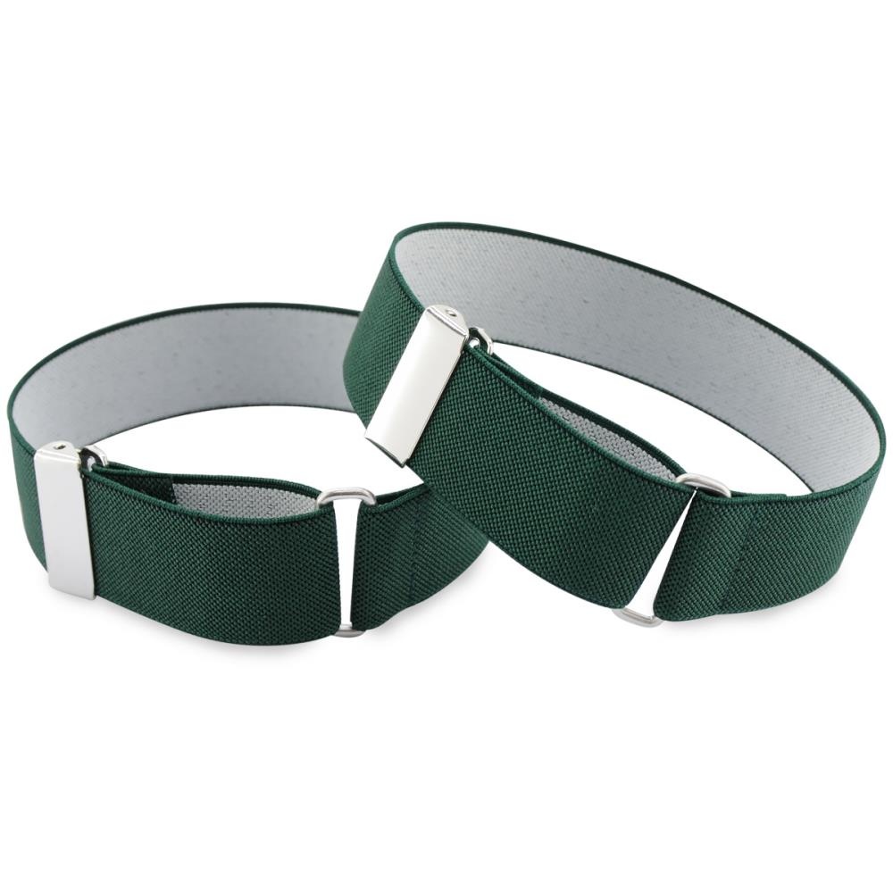 Sleeve garters green elastic - 1