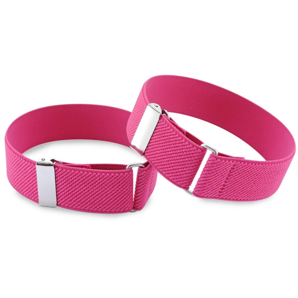 Sleeve garters magenta elastic - 1