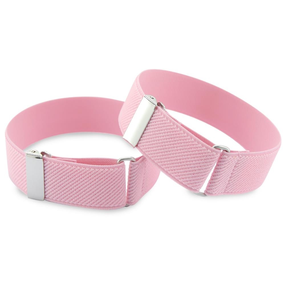 Sleeve garters pink elastic - 1
