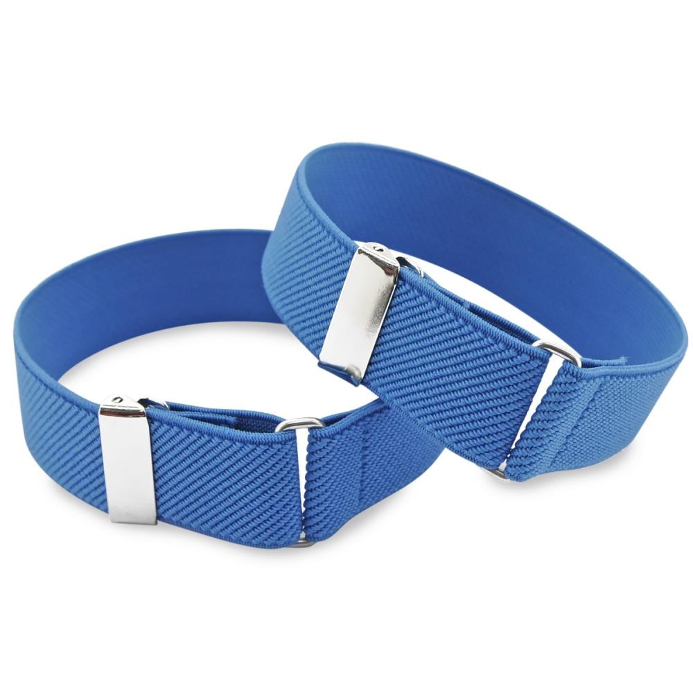 Sleeve garters process blue elastic - 1
