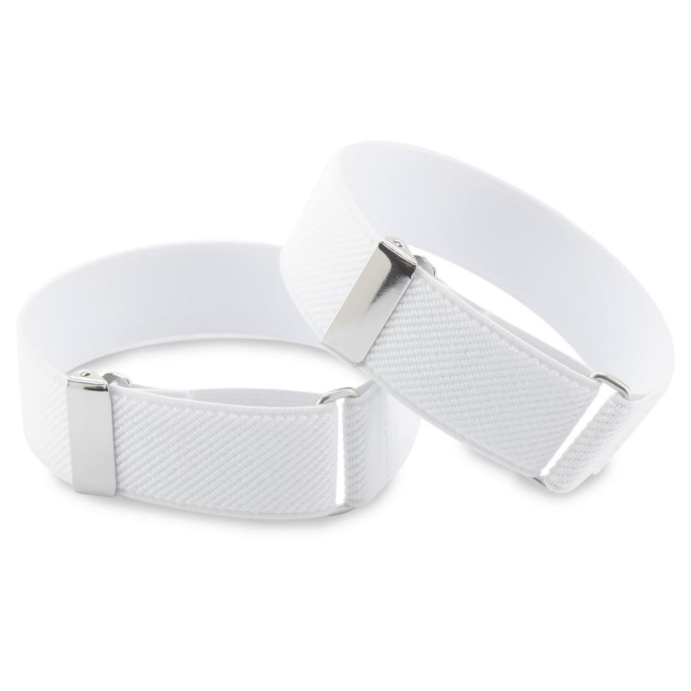 Sleeve garters white elastic - 1