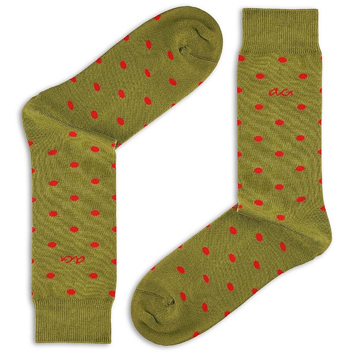 socks Classic Dots Khaki