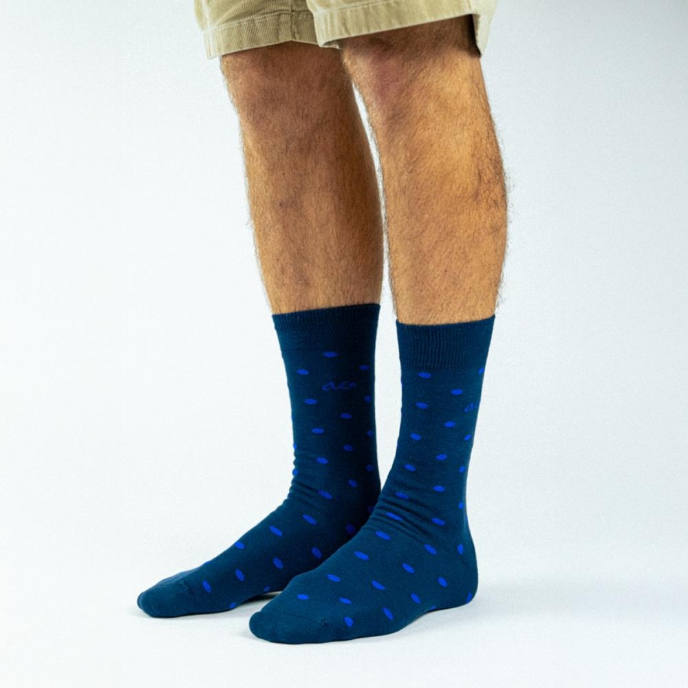 socks Classic Dots Navy - 1