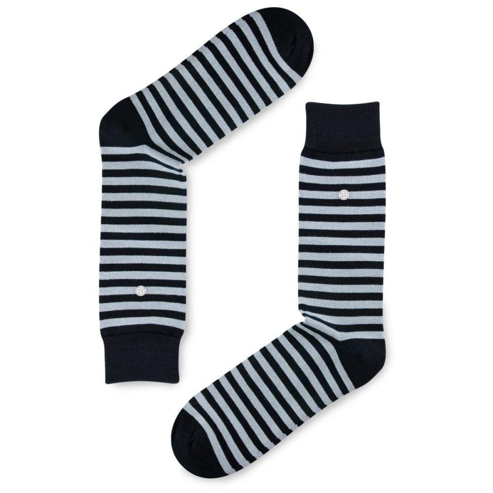 socks Stripes navy-light blue - 1