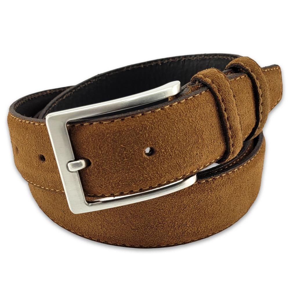 suede belt cognac S - 1