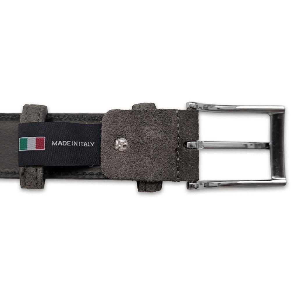 suede belt dark grey M - 3