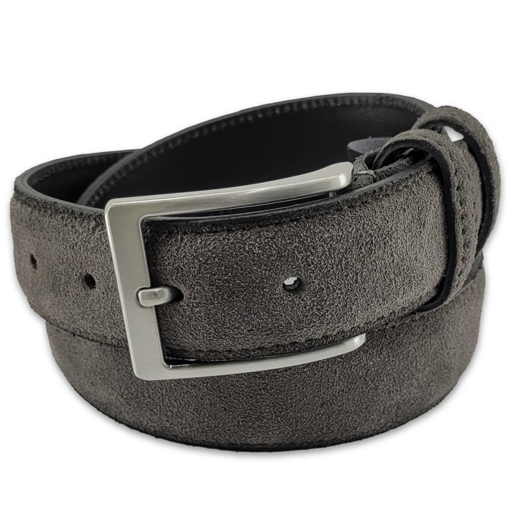suede belt dark grey S - 2