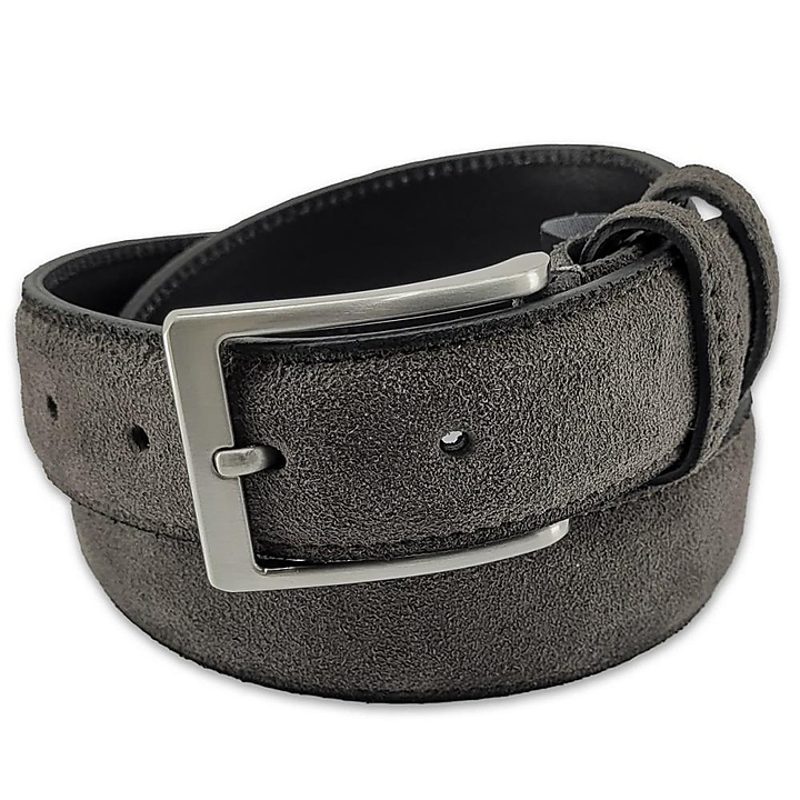 suede belt dark grey S