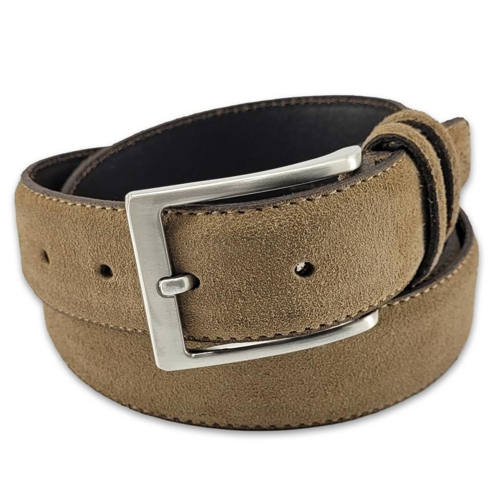 suede belt taupe L - 1