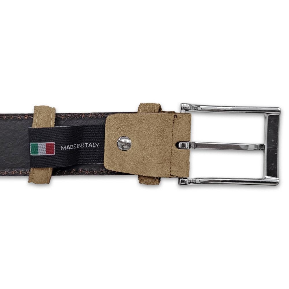 suede belt taupe S - 3