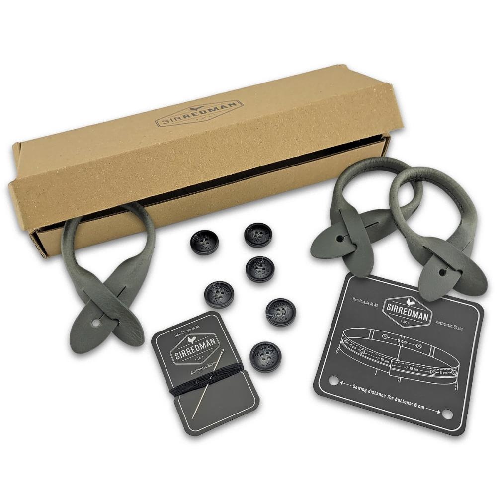 suspenders accessory set - grey - 1