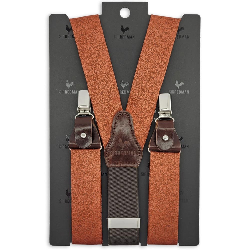 suspenders Bart Barocco rust - 2