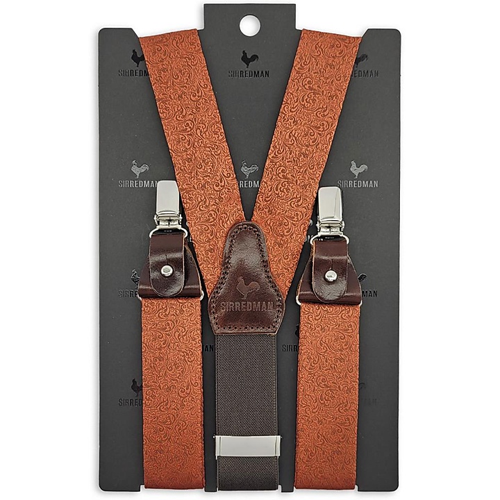 suspenders Bart Barocco rust