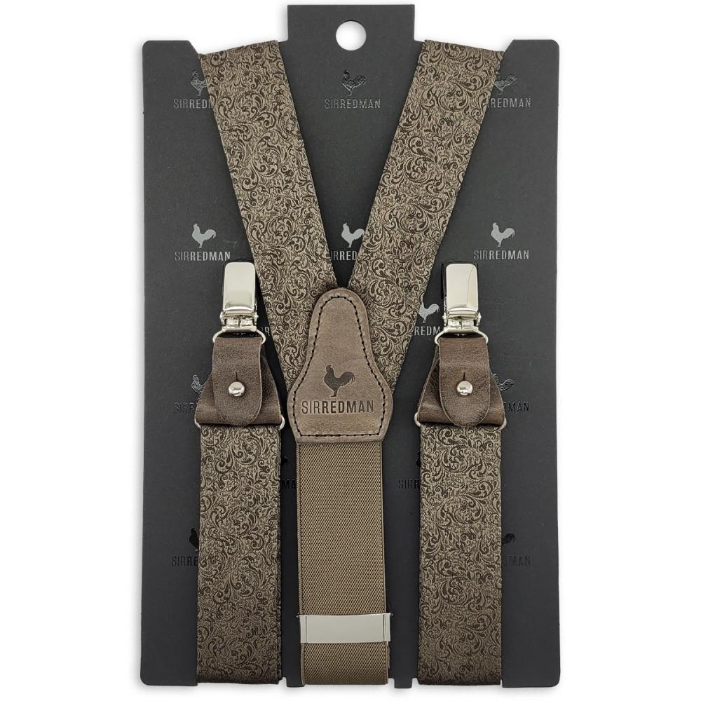 suspenders Bart Barocco taupe - 4