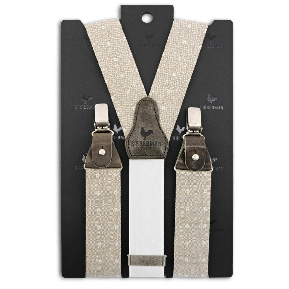 suspenders Bridal Blossom light taupe - 2