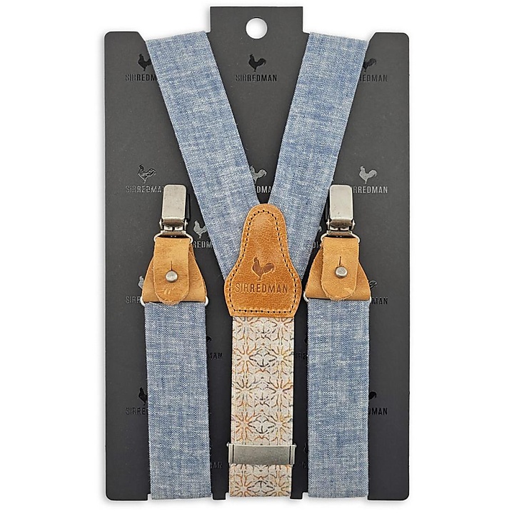 suspenders Charming Chambré Blue