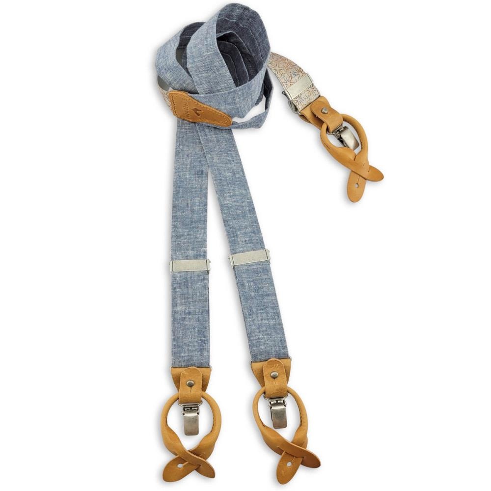 suspenders Charming Chambré Blue - 2