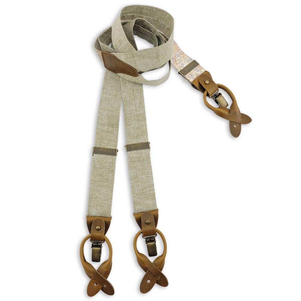 suspenders Charming Chambré Olive - 1