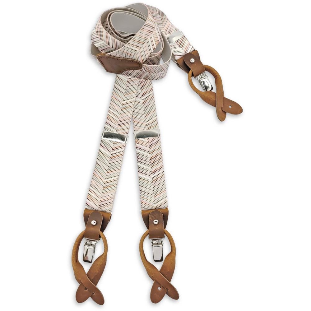 suspenders Chevron Dots - 1