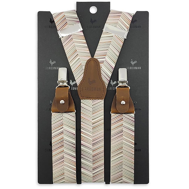 suspenders Chevron Dots
