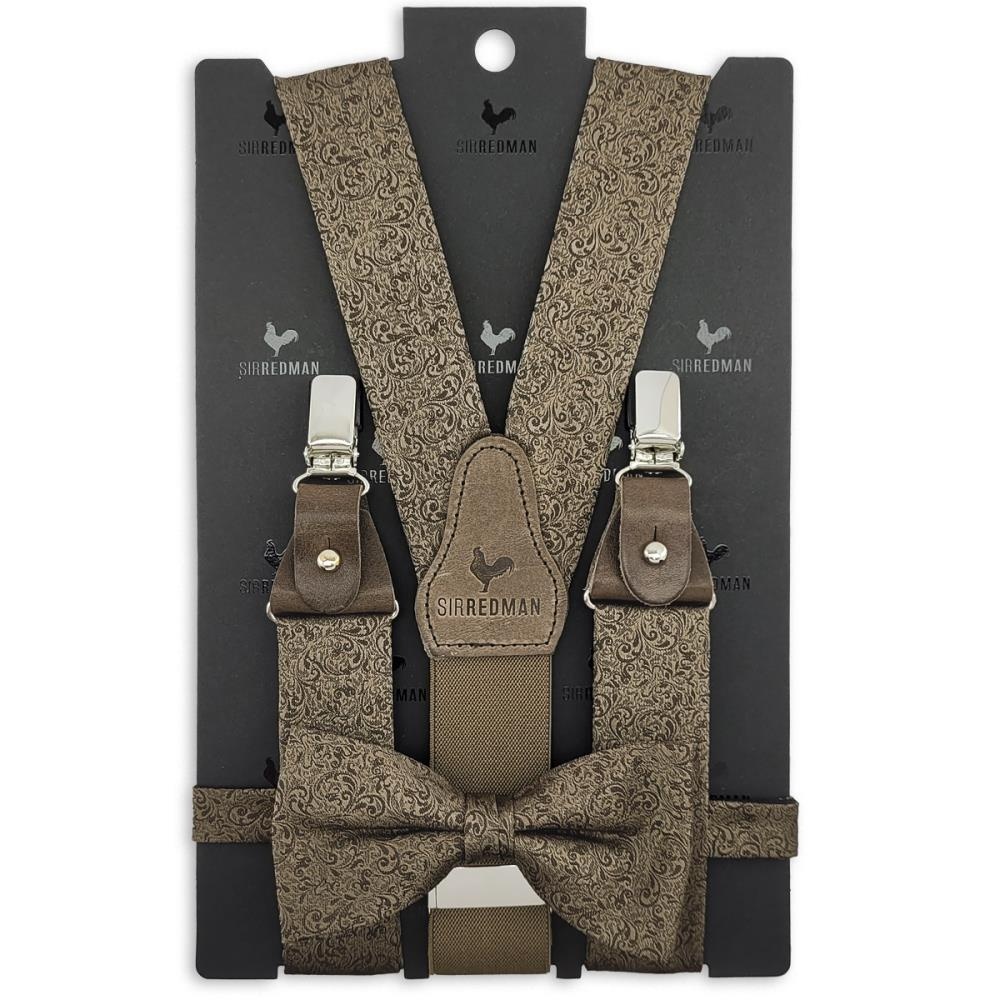 suspenders combi pack Bart Barocco taupe - 1