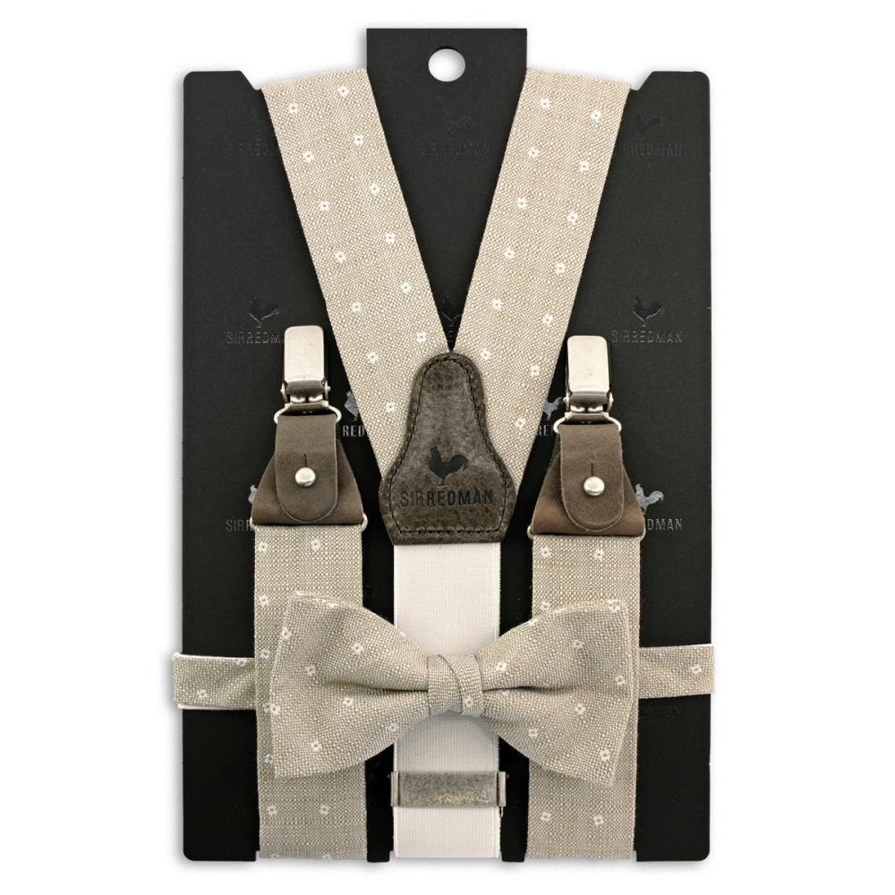 suspenders combi pack Bridal Blossom light taupe - 1