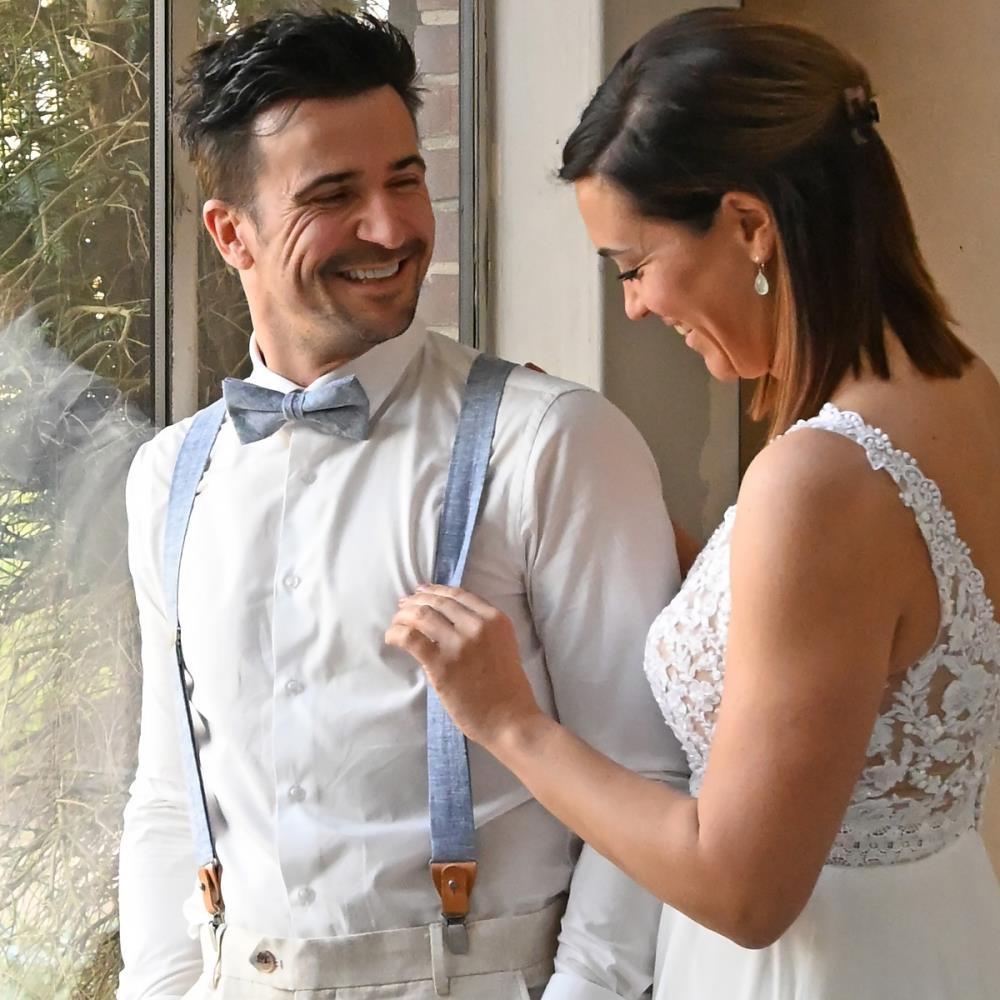 suspenders combi pack Charming Chambré Blue - 1