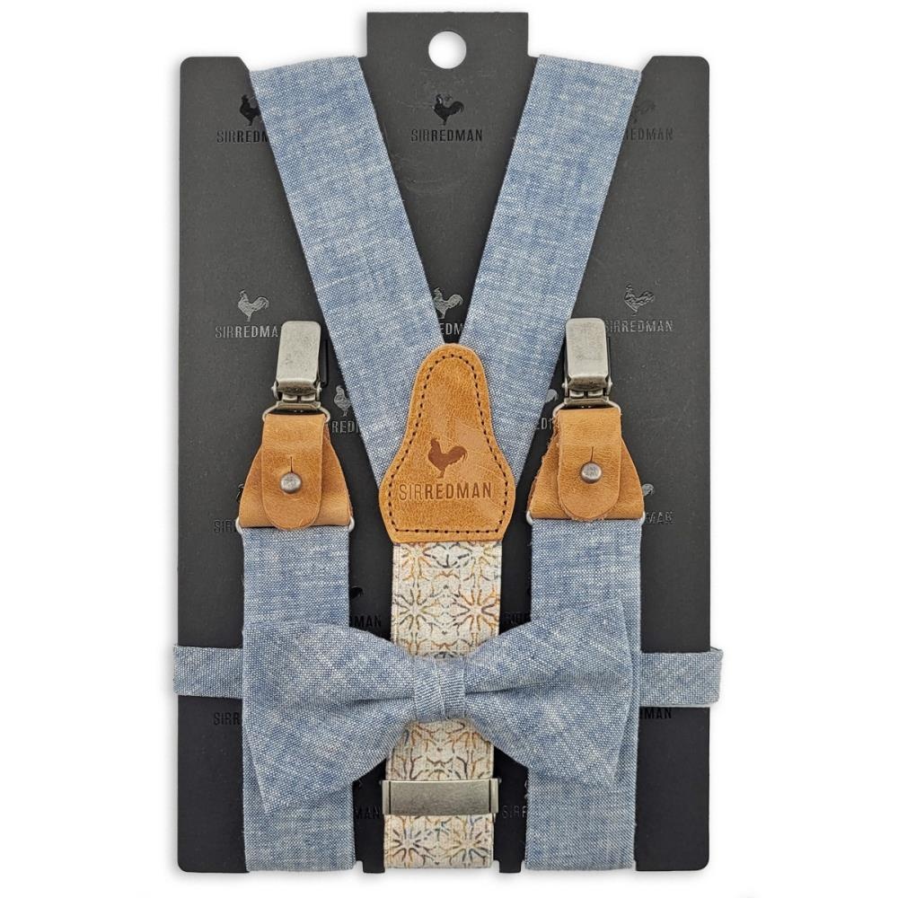 suspenders combi pack Charming Chambré Blue - 2