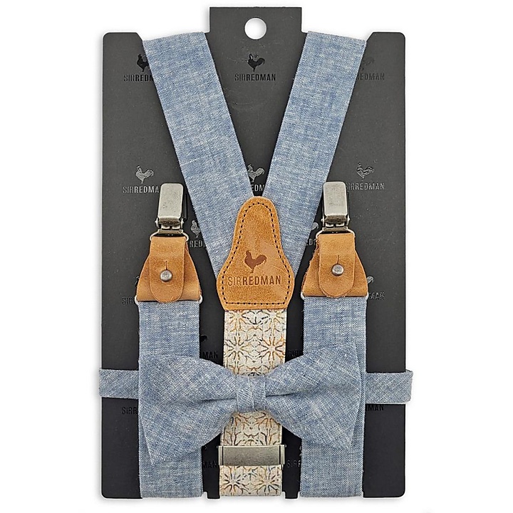 suspenders combi pack Charming Chambré Blue
