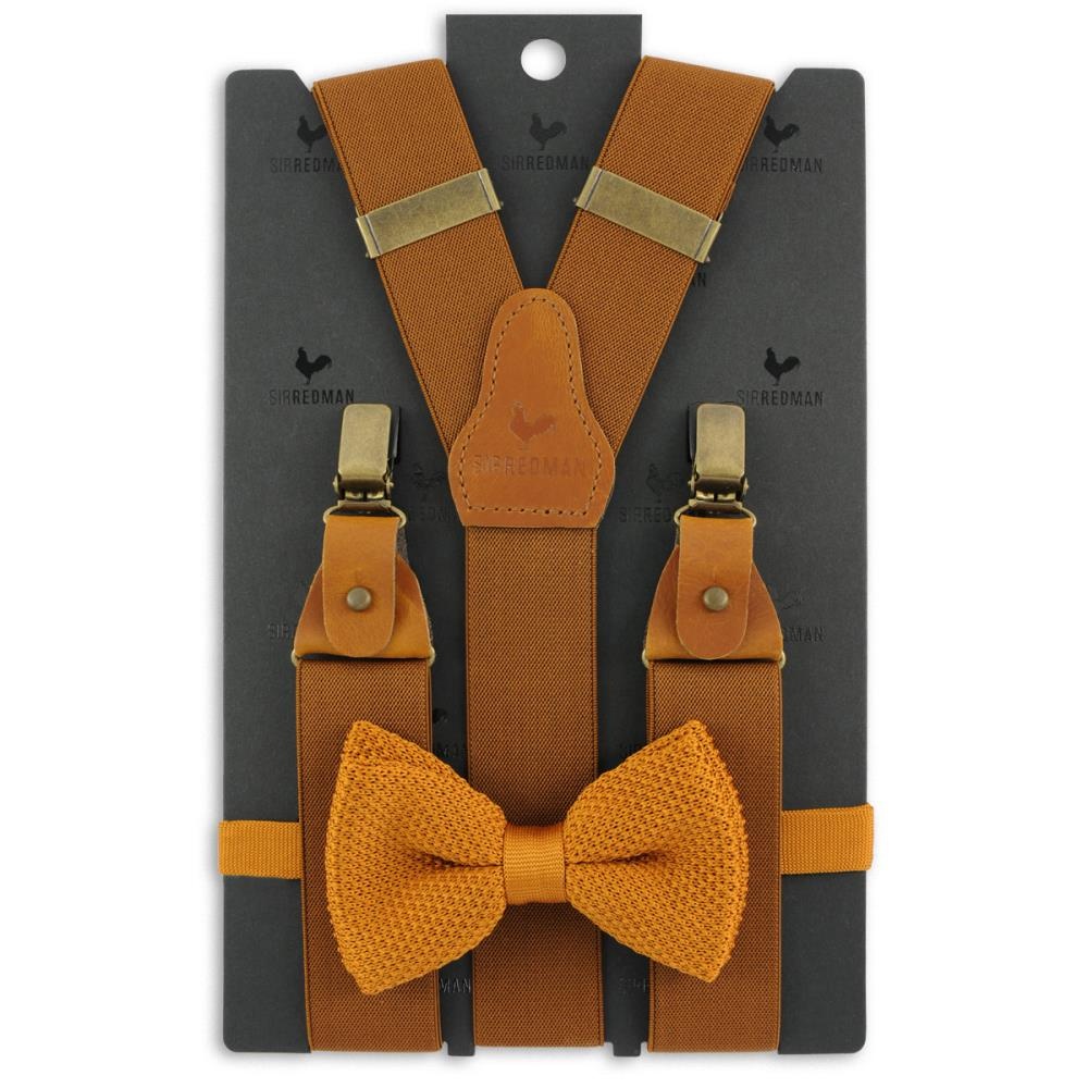 suspenders combi pack Correy Cognac - 1