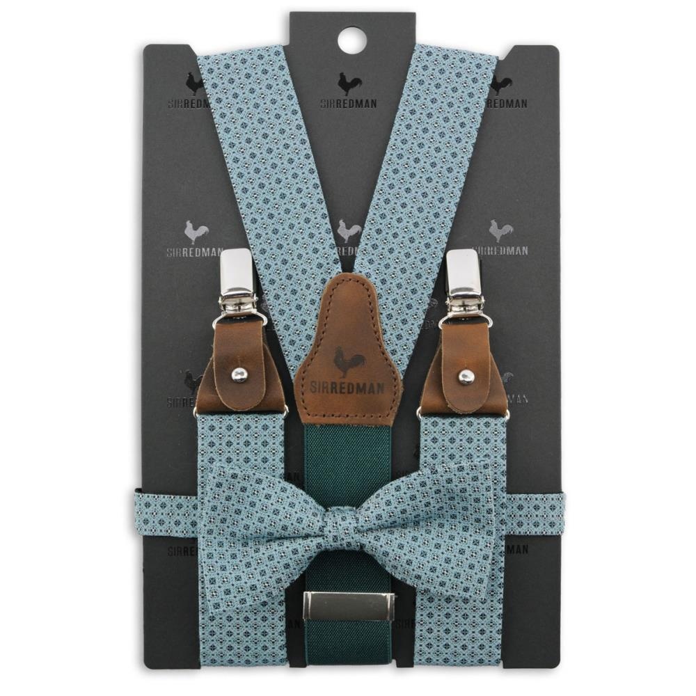 suspenders combi pack Cortese Classico turchese - 1
