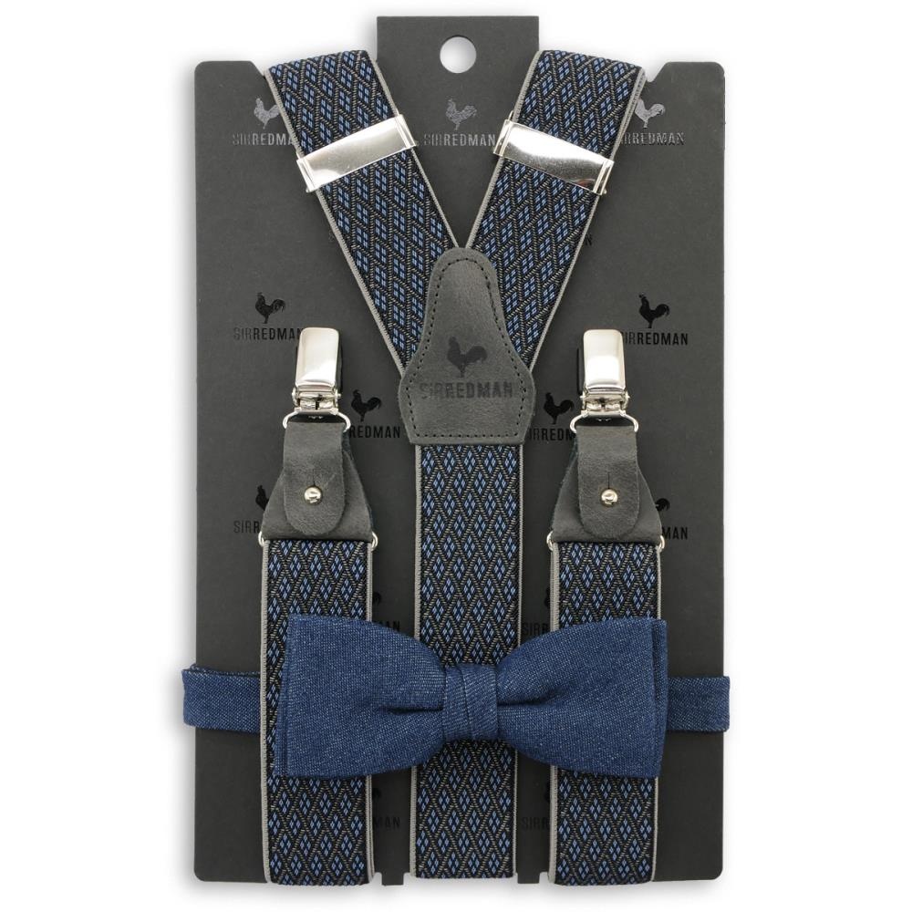 suspenders combi pack Don Diamond denim - 1