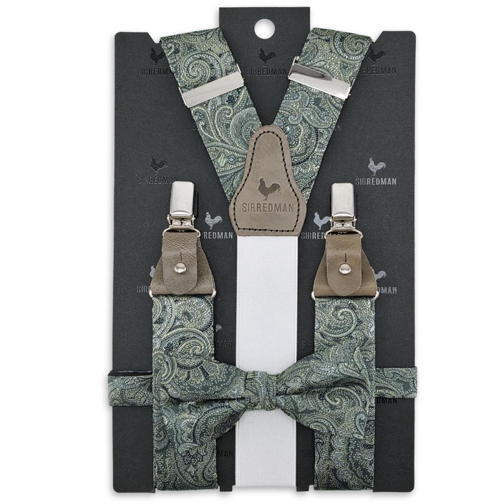 suspenders combi pack Eternal Paisley Green - 1