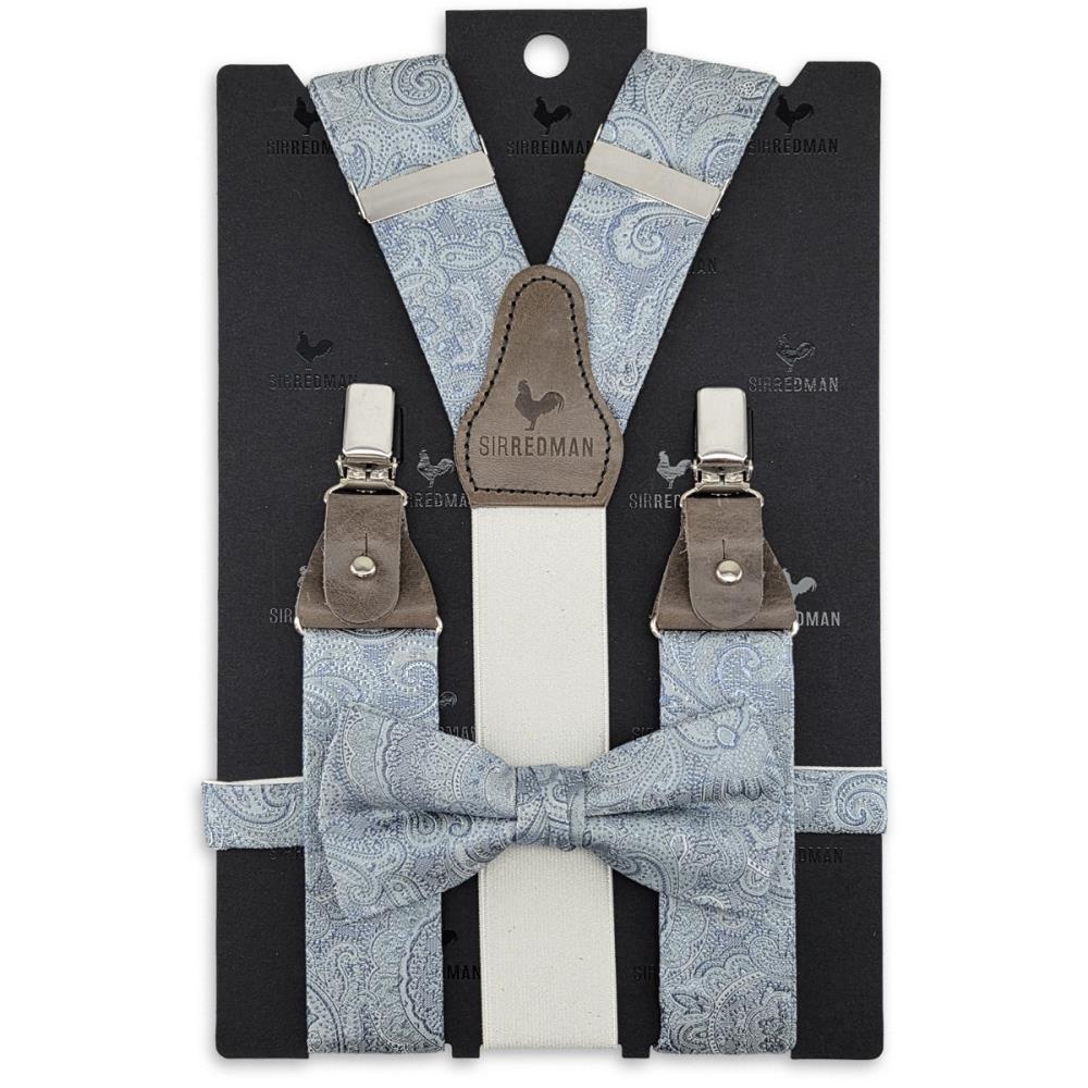 suspenders combi pack Eternal Paisley Light Blue - 1