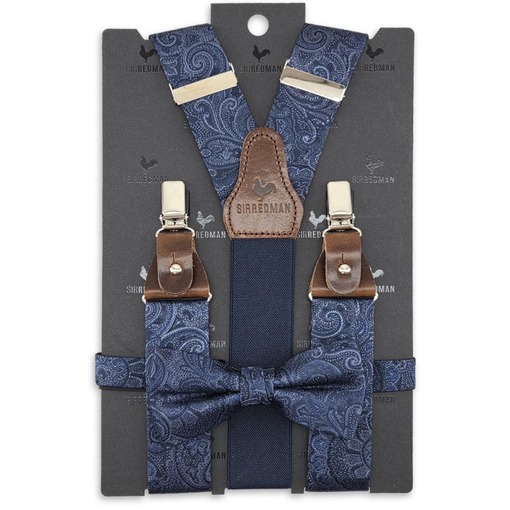 suspenders combi pack Eternal Paisley Navy - 1