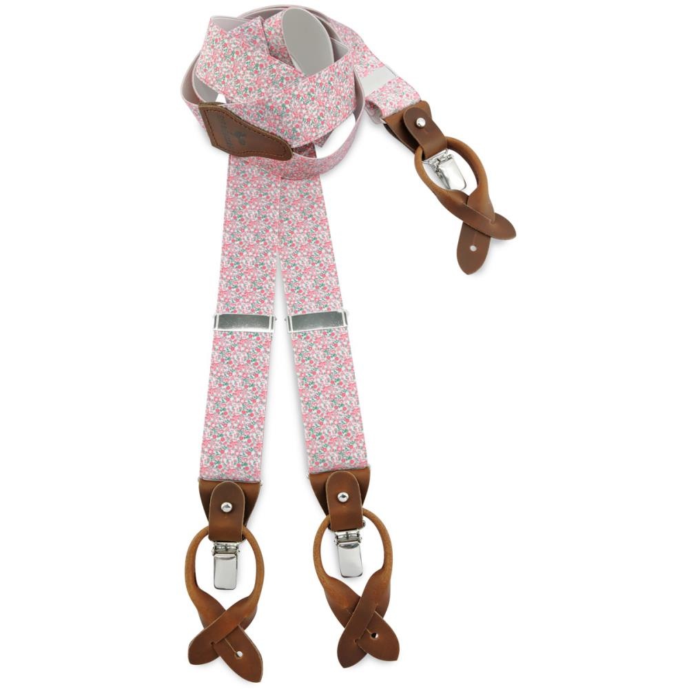 suspenders combi pack Fiori Pastelli pink - 2