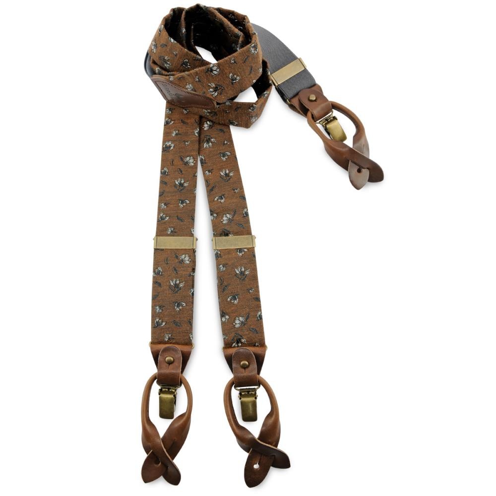 suspenders combi pack Flower Finesse Brown - 5