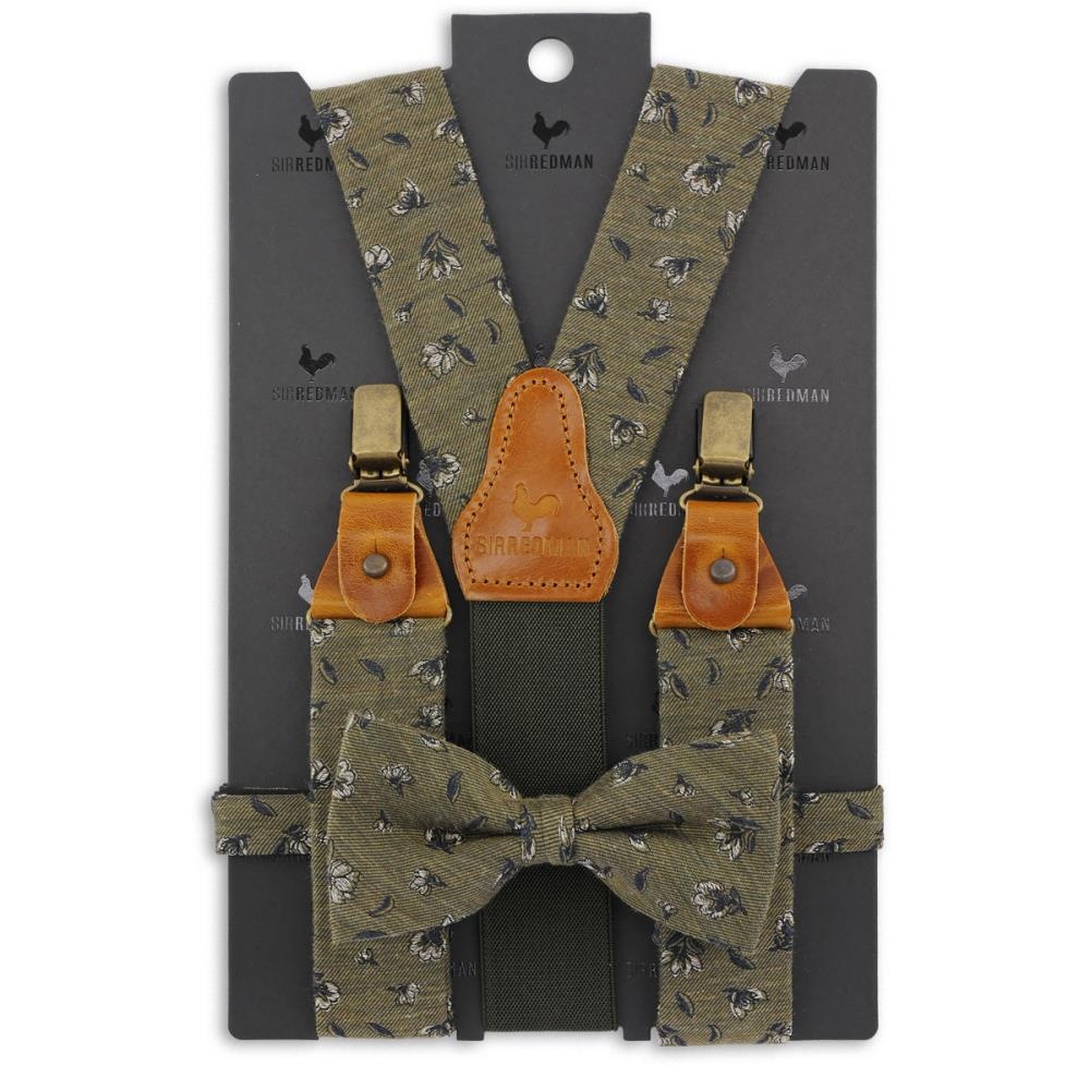 suspenders combi pack Flower Finesse Khaki - 1