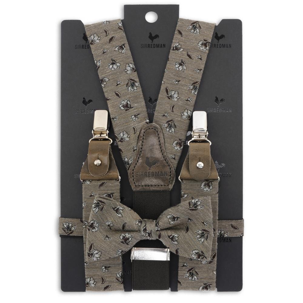 suspenders combi pack Flower Finesse Taupe - 1