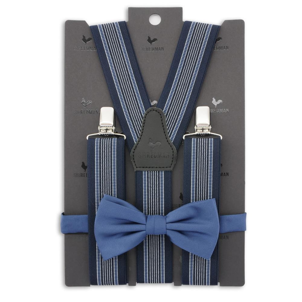 suspenders combi pack James Wyatt blue - 1