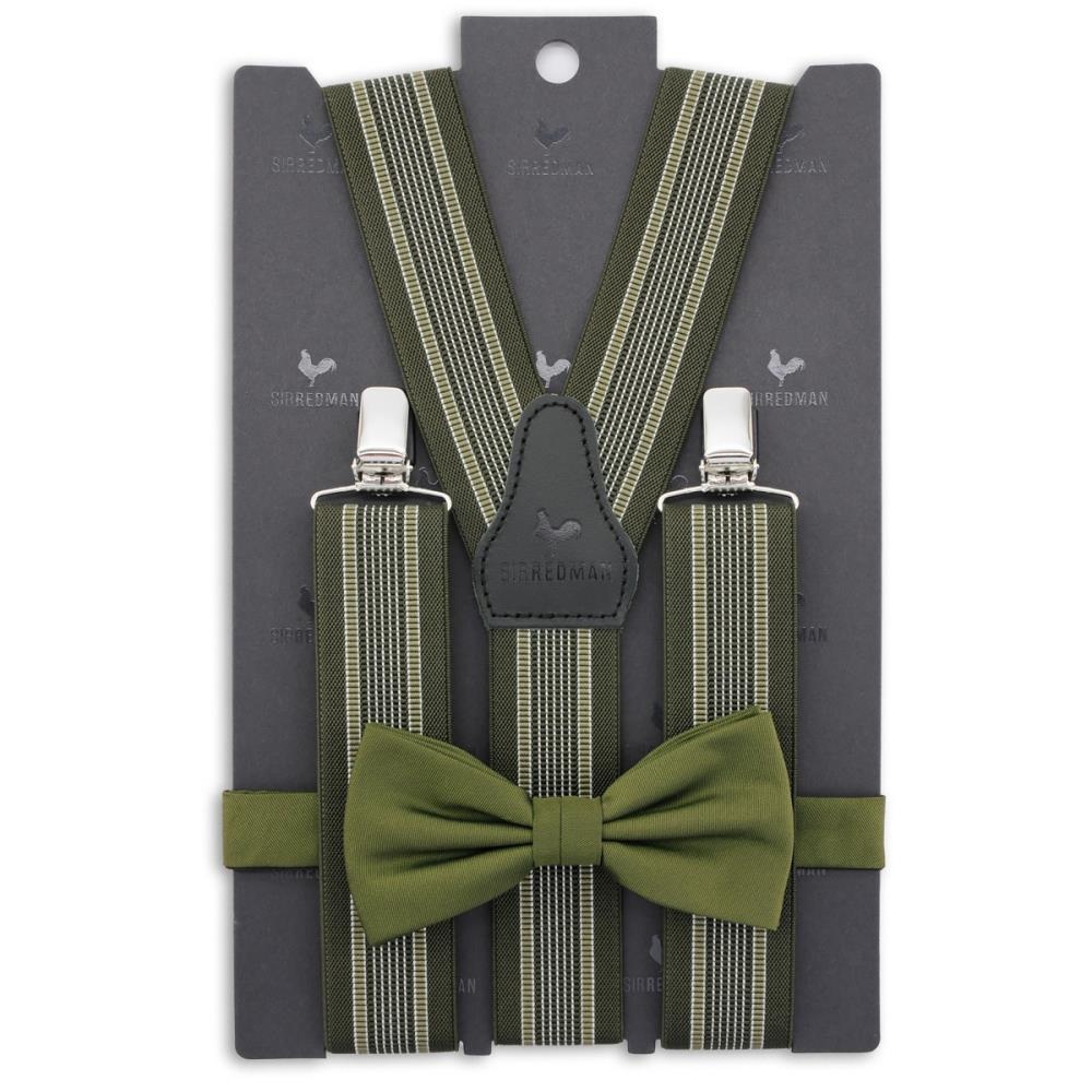 suspenders combi pack James Wyatt green - 1