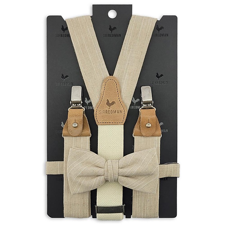 suspenders combi pack Linen Love Beige
