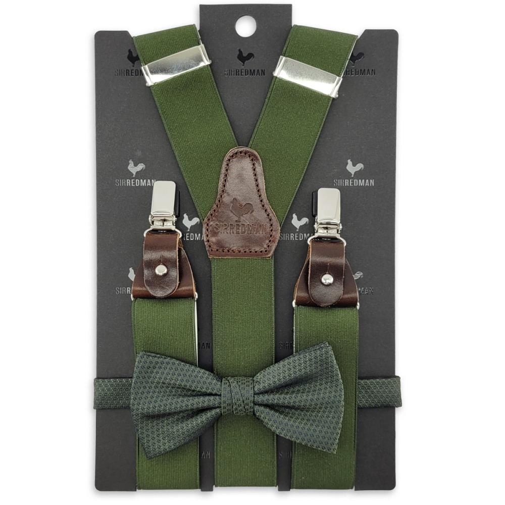 suspenders combi pack Majestic Mist Dark Green - 1