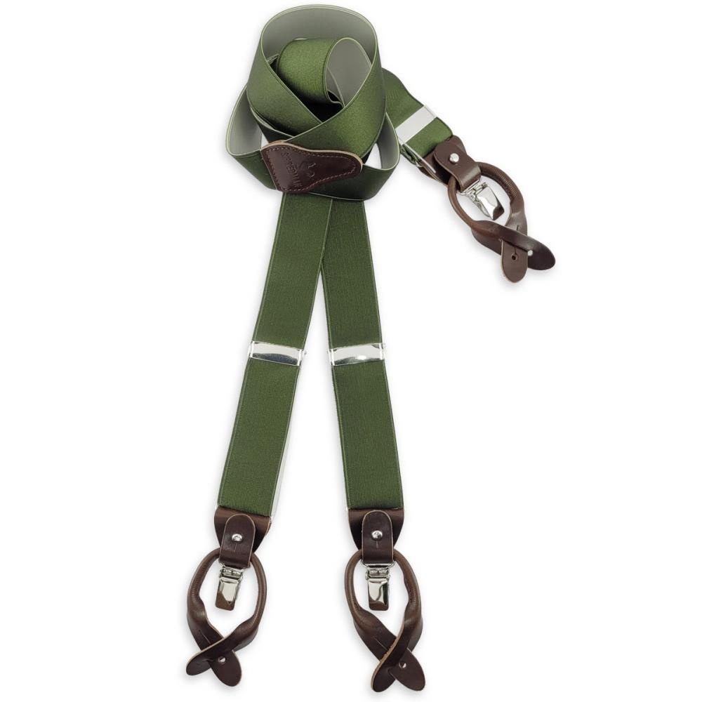 suspenders combi pack Majestic Mist Dark Green - 2